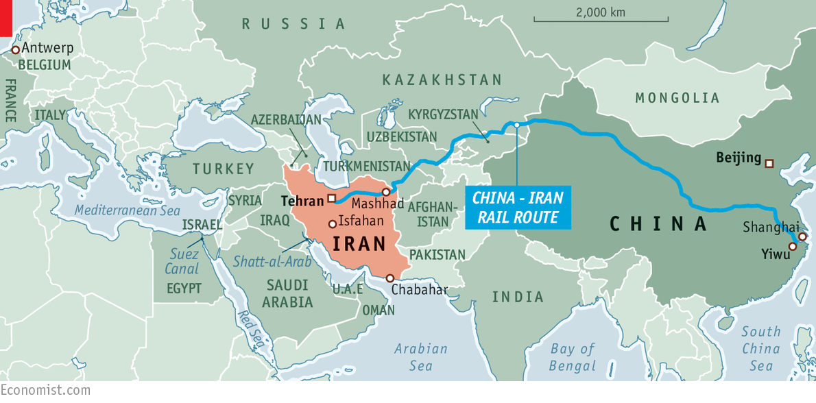 قطار ایران و چین